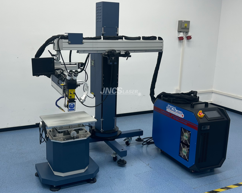 High Precision Cantilever QCW300W Fiber Laser Mold Repair Welding Machine Injection Mold repairing