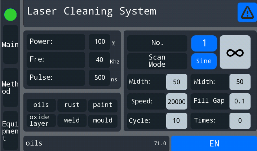 Portable Pulsed Fiber Laser Cleaner 200W 300W 500W Rust Paint Oil Removal Machine